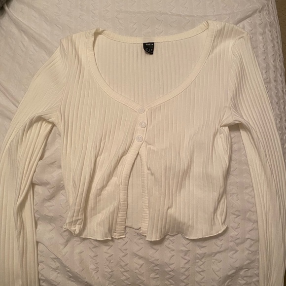 White Long Sleeve Shirt - Picture 4 of 4